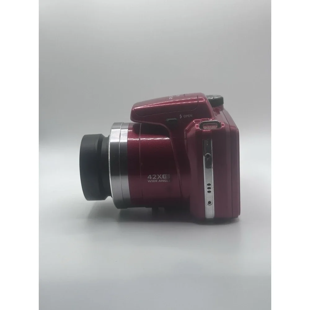Kodak PIXPRO AZ421 16MP 42x Optical ZM Camera Red Untested For Parts/ Repair